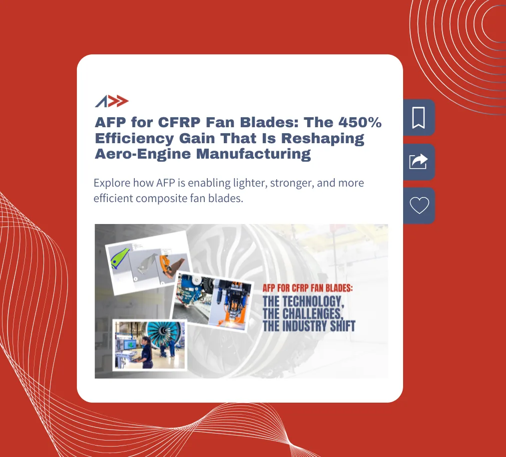 AFP for CFRP Fan Blades: The 450% Efficiency Gain That Is Reshaping Aero-Engine Manufacturing
