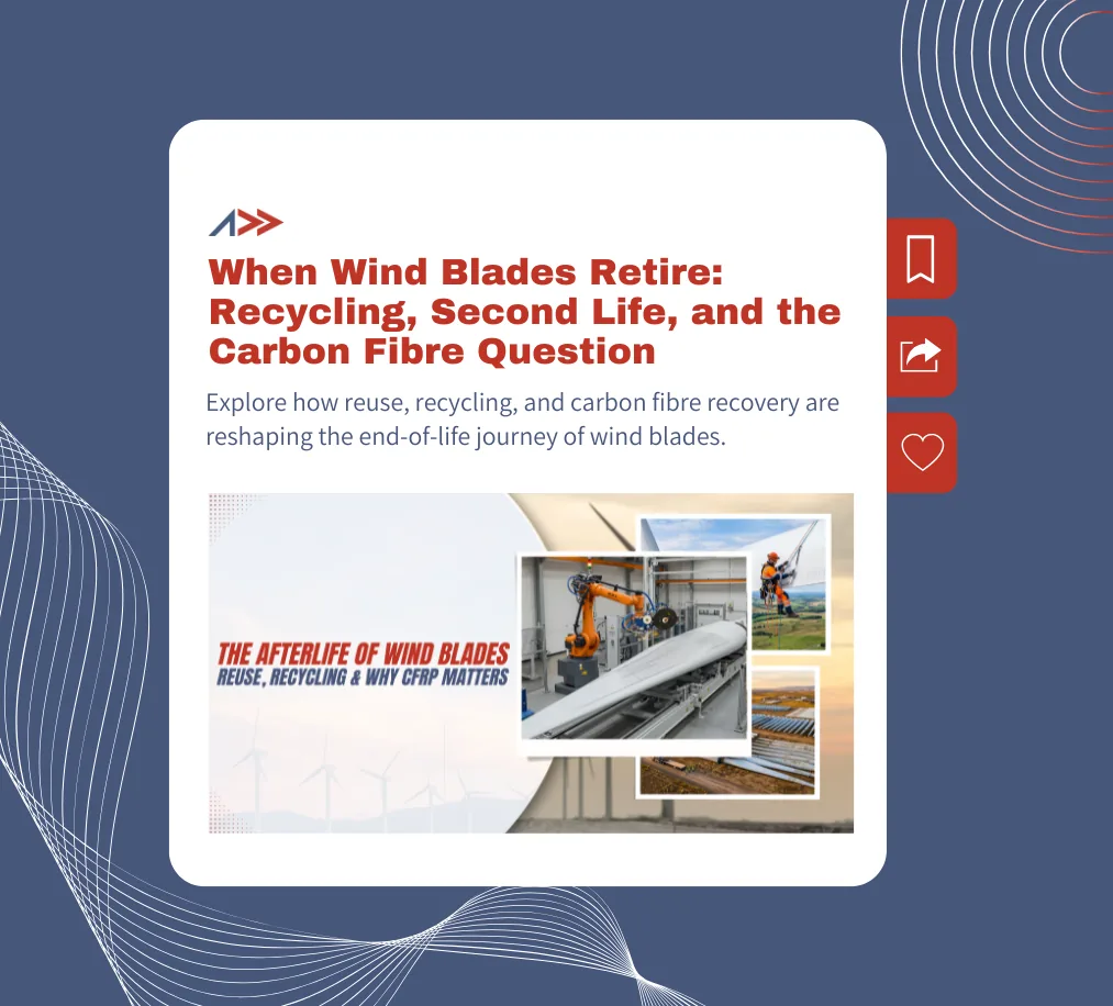 When Wind Blades Retire: Recycling, Second Life, and the Carbon Fibre Question
