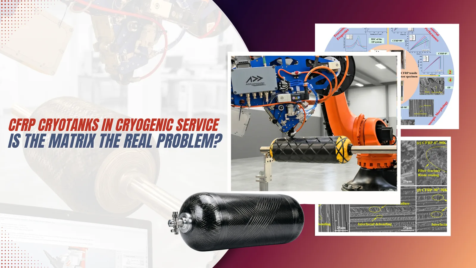 CFRP cryotanks and cryogenic resin study