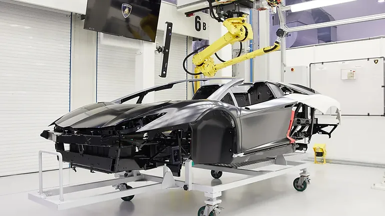 Carbon Fiber Development. Source: Lamborghini Paris - "Lamborghini Carbon Fiber Development in 12 Steps"