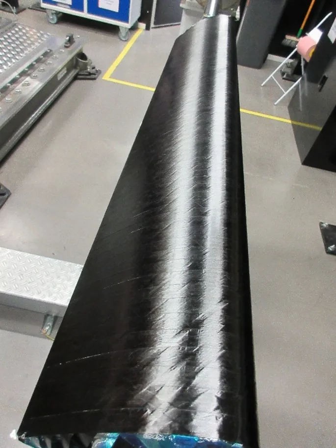 first test of Krueger flap realization (image credit: https://cordis.europa.eu/project/id/864453/reporting)