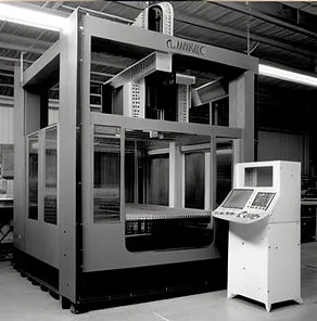 Evolution of Automated Fiber Placement CNC gantry (illustration)