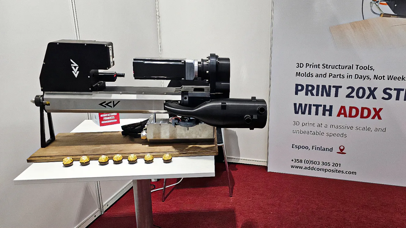 Addcomposites ADDX — large-format composite 3D printing system