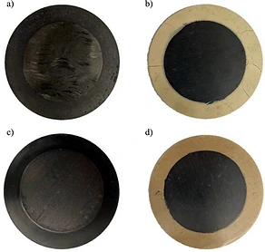 Permeation specimen of high-temperature thermoplastic polymers