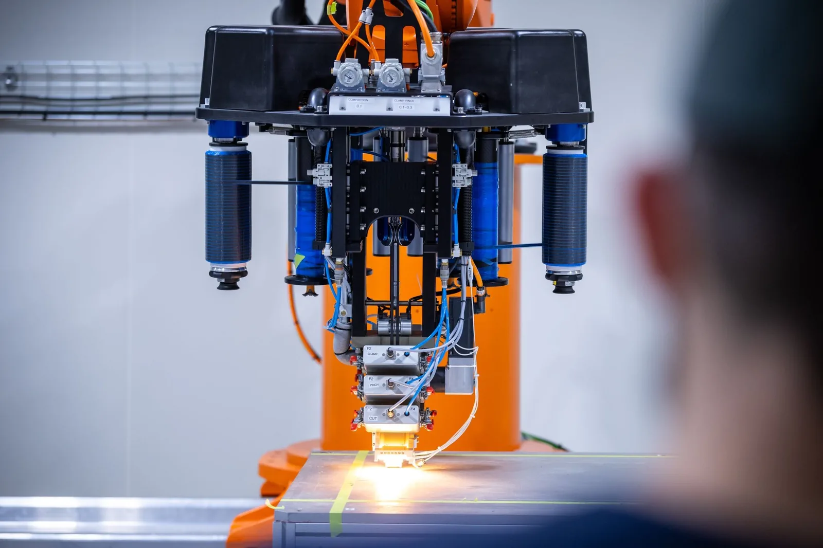 Automated fiber placement cell scaling composite production